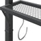 vidaXL - Prieel - met - dak - 220x110x200 - cm - antracietkleurig
