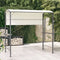 vidaXL - Prieel - met - dak - 220x110x200 - cm - antracietkleurig