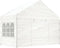 vidaXL - Prieel - met - dak - 4,08x2,23x3,22 - m - polyetheen - wit