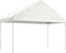 vidaXL - Prieel - met - dak - 4,08x2,23x3,22 - m - polyetheen - wit