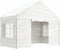 vidaXL - Prieel - met - dak - 4,08x2,23x3,22 - m - polyetheen - wit