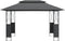 vidaXL - Prieel - met - dak - 400x300x270 - cm - staal - antracietkleurig