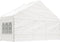 vidaXL - Prieel - met - dak - 5,88x2,23x3,75 - m - polyetheen - wit