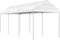 vidaXL - Prieel - met - dak - 6,69x2,28x2,69 - m - polyetheen - wit