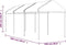 vidaXL - Prieel - met - dak - 6,69x2,28x2,69 - m - polyetheen - wit