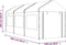 vidaXL - Prieel - met - dak - 6,69x2,28x2,69 - m - polyetheen - wit