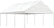 vidaXL - Prieel - met - dak - 6,69x5,88x3,75 - m - polyetheen - wit