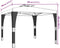 vidaXL - Prieel - met - dubbel - dak - 2,98x2,98 - m - staal - antracietkleurig