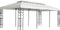 vidaXL - Prieel - met - dubbel - dak - 6x3 - m - wit