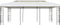 vidaXL - Prieel - met - dubbel - dak - 6x3 - m - wit