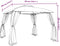 vidaXL - Prieel - met - gaaswanden - en - dubbel - dak - 2,93x2,93 - m - staal - antraciet