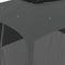 vidaXL - Prieel - met - gaaswanden - en - dubbel - dak - 3,93x2,93 - m - staal - antraciet