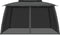 vidaXL - Prieel - met - gaaswanden - en - dubbel - dak - 3,93x2,93 - m - staal - antraciet