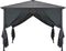 vidaXL - Prieel - met - gordijn - 3x3 - m - aluminium - zwart