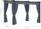 vidaXL - Prieel - met - gordijnen - 3x3 - m - staal - antraciet