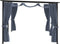 vidaXL - Prieel - met - gordijnen - 3x3 - m - staal - antraciet