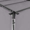 vidaXL - Prieel - met - gordijnen - 3x3 - m - staal - antraciet