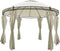 vidaXL - Prieel - met - gordijnen - rond - 3,5x2,7 - m