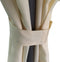 vidaXL - Prieel - met - gordijnen - rond - 3,5x2,7 - m