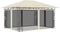 vidaXL - Prieel - met - klamboe - 180 - g/m² - 4x3x2,73 - m - antraciet