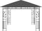 vidaXL - Prieel - met - klamboe - 180 - g/m² - 4x3x2,73 - m - antraciet
