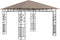 vidaXL - Prieel - met - klamboe - 180 - g/m² - 4x3x2,73 - m - antraciet