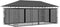 vidaXL - Prieel - met - klamboe - 180 - g/m² - 4x3x2,73 - m - antraciet