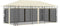 vidaXL - Prieel - met - klamboe - 180 - g/m² - 4x3x2,73 - m - antraciet