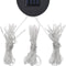 vidaXL - Prieel - met - LED-lichtslinger - 3x4 - m - stof - crèmekleurig