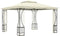 vidaXL - Prieel - met - netten - 300x400x265 - cm - antracietkleurig