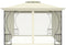 vidaXL - Prieel - met - netten - 300x400x265 - cm - crèmekleurig