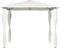 vidaXL - Prieel - met - paalhoezen - 160 - g/m² - 3x3x2,6 - m - crèmekleurig
