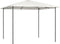 vidaXL - Prieel - met - paalhoezen - 160 - g/m² - 3x3x2,6 - m - antracietkleurig