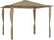 vidaXL - Prieel - met - paalhoezen - 160 - g/m² - 3x3x2,6 - m - taupe