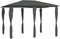vidaXL - Prieel - met - paalhoezen - 160 - g/m² - 3x4x2,6 - m - antracietkleurig