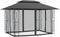 vidaXL - Prieel - met - zijwanden - 400x300x270 - cm - staal - antracietkleurig