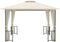 vidaXL - Prieel - met - zijwanden - en - dubbel - dak - 3x3 - m - taupe