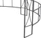 vidaXL - Prieel - rond - 300x290 - cm - antraciet