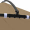 vidaXL - Prieel - rond - 300x290 - cm - taupe