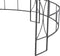 vidaXL - Prieel - rond - 300x290 - cm - taupe