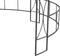 vidaXL - Prieel - rond - 300x290 - cm - wit