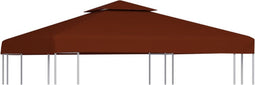 vidaXL - Prieeldak - 2-laags - 310 - g/m² - 3x3 - m - terracottakleurig