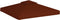 vidaXL - Prieeldak - 2-laags - 310 - g/m² - 3x3 - m - terracottakleurig