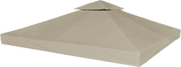 vidaXL - Prieeldak - 2-laags - 310 - g/m² - 3x3m - taupe