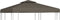 vidaXL - Prieeldak - 2-laags - 310 - g/m² - 3x3m - taupe