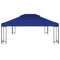 vidaXL - Prieeldak - 2-laags - 4x3m - 310 - g/m² - blauw