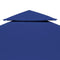 vidaXL - Prieeldak - 2-laags - 4x3m - 310 - g/m² - blauw