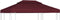 vidaXL - Prieeldak - 2-laags - 4x3m - 310 - g/m² - bordeaux