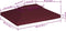 vidaXL - Prieeldak - 2-laags - 4x3m - 310 - g/m² - bordeaux