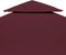 vidaXL - Prieeldak - 2-laags - 4x3m - 310 - g/m² - bordeaux